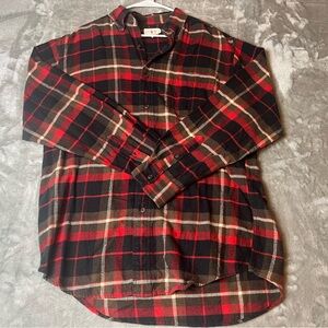 Vintage rare J. Crew Plaid Shirt Mens M Multicolor shirt